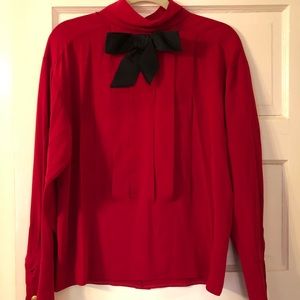 Vintage Chanel silk blouse